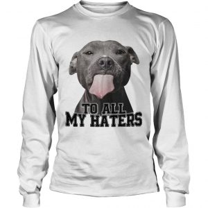 Pitbull to all my haters longsleeve tee