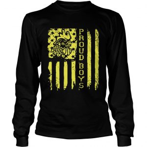 Proud Boys American flag Independence day longsleeve tee