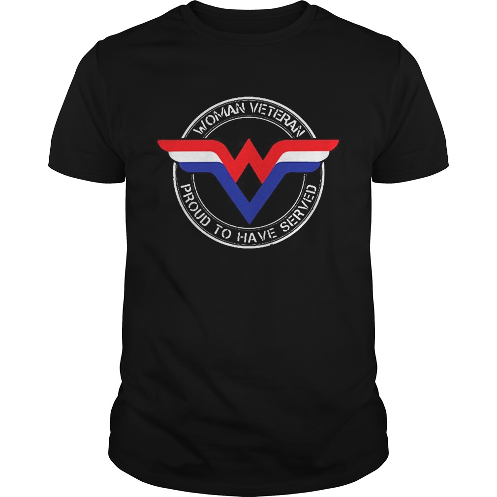 Proud to have served Wonder Woman veteran shirt