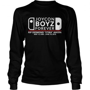 RIP Etika merch Joycon boyz forever rip desmond Etika Amofa longsleeve tee