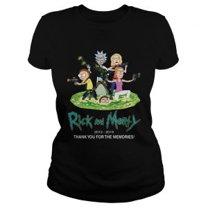 Rick and Morty 2013 2019 thank you for the memories ladies tee