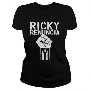 Ricky Renuncia hand ladies tee