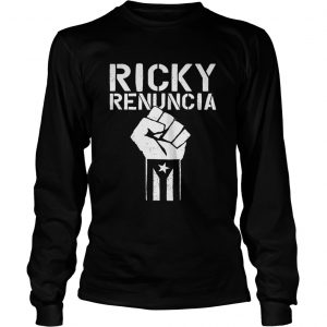 Ricky Renuncia hand longsleeve tee