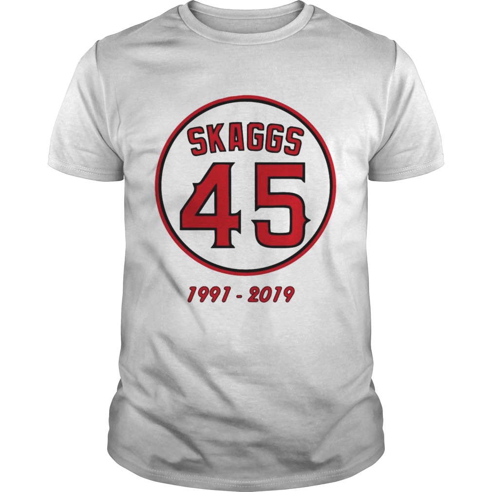 Rip Tyler Skaggs 1991 2019 shirt