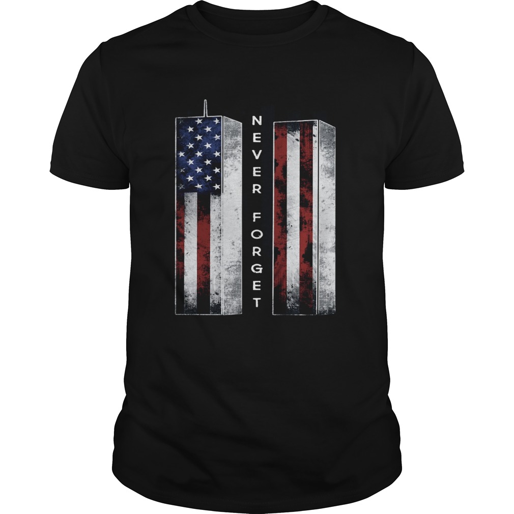 September 11 we will never forget 4th of July shirt