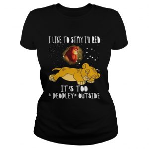 Simba I like to stay in bed its too peopley outside The Lion King ladie stee