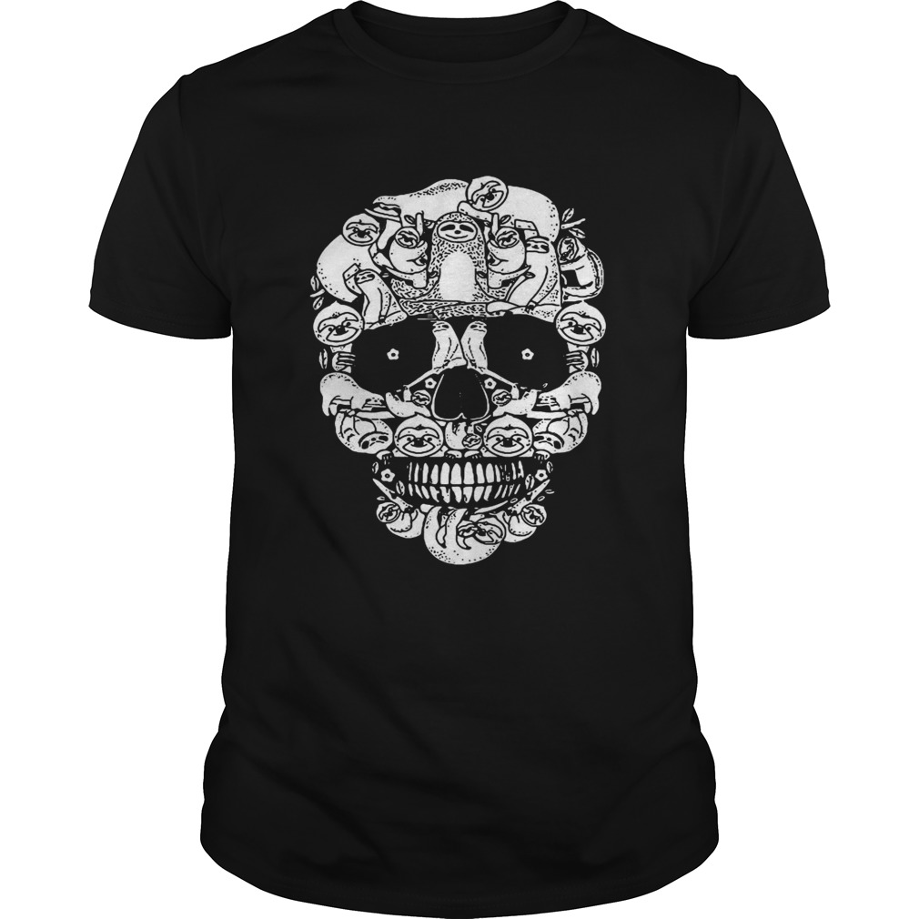 Sloths in the skull shirt