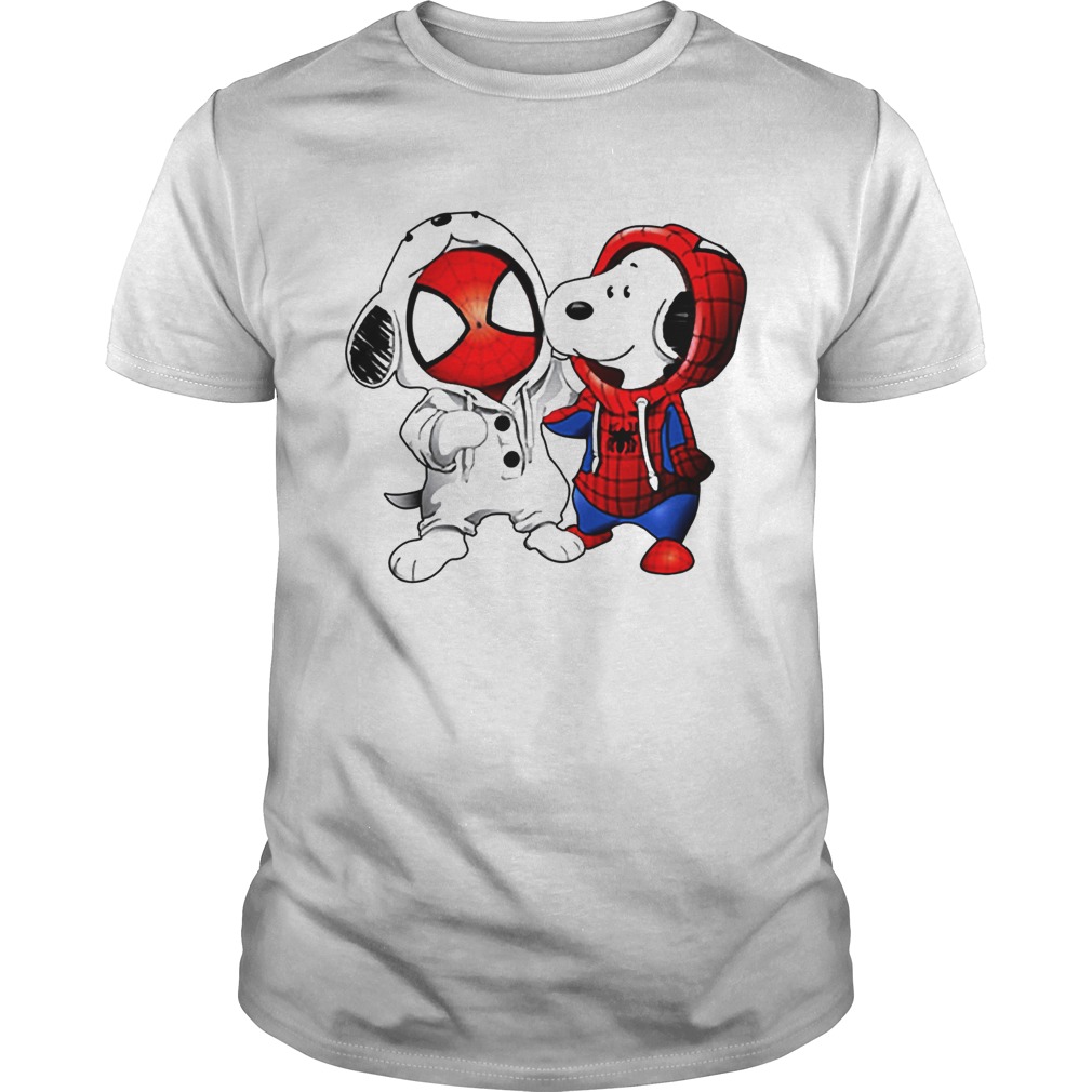 Snoopy and Spiderman shirt