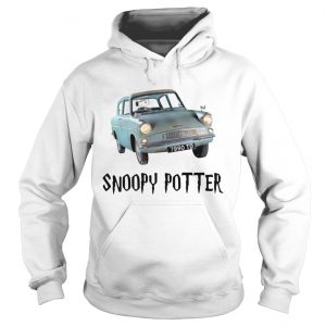 Snoopy driving Harry Potter hoodie