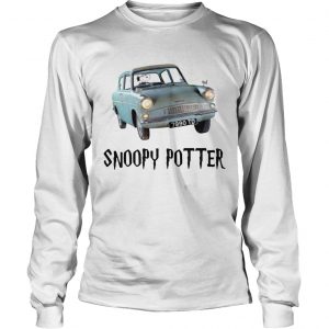 Snoopy driving Harry Potter longsleeve tee