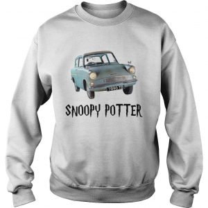 Snoopy driving Harry Potter sweatshirt