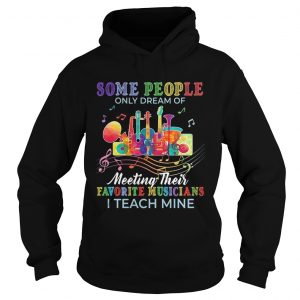 Some people only dream of meeting their favorite musicians I teach mine hoodie