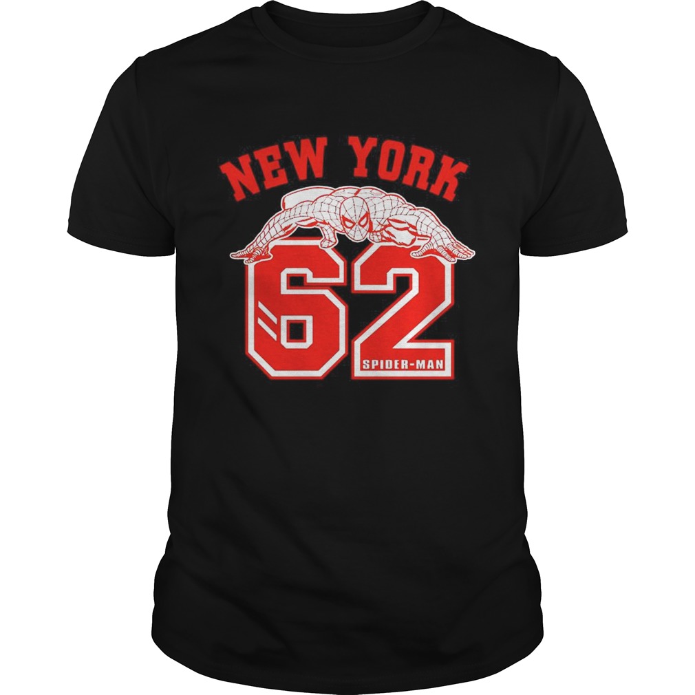 SpiderMan New York 62 Collegiate Badge shirt