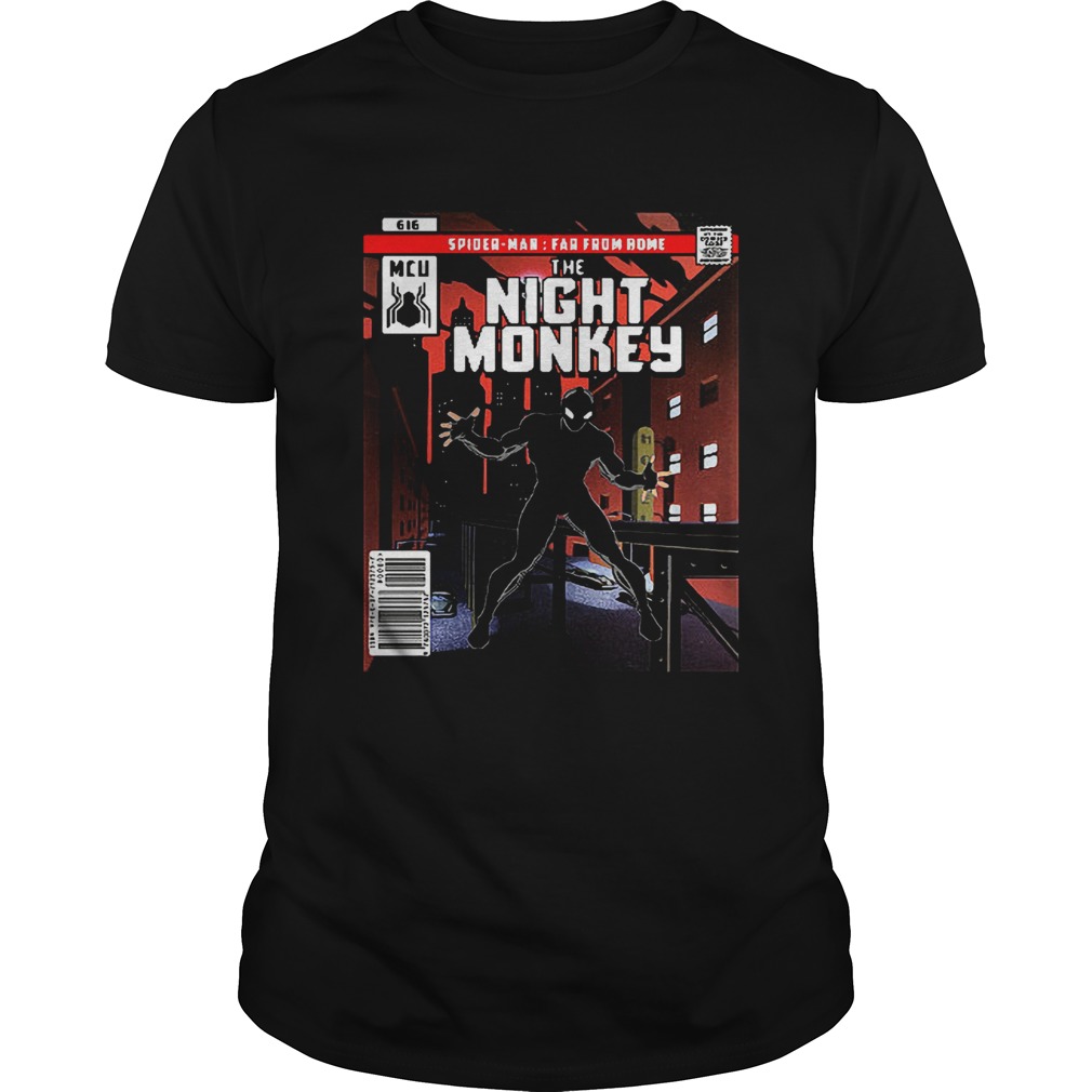 Spiderman far from home the night monkey comics shirt