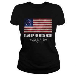 Stand up for Betsy Ross 1776 the Rush Limbaugh show ladies tee