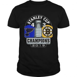 Stanley Cup champions St Louis Blues 4 3 Boston Bruins unisex