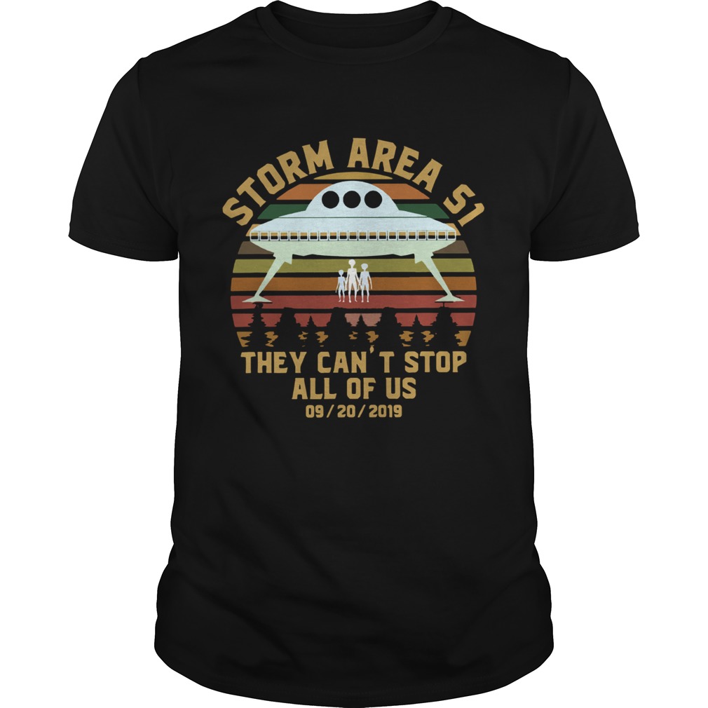 Storm Area 51 they cant stop all of us 09 20 2019 vintage shirt