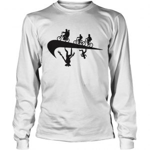 Stranger Thing Upside Down Nike longsleeve tee