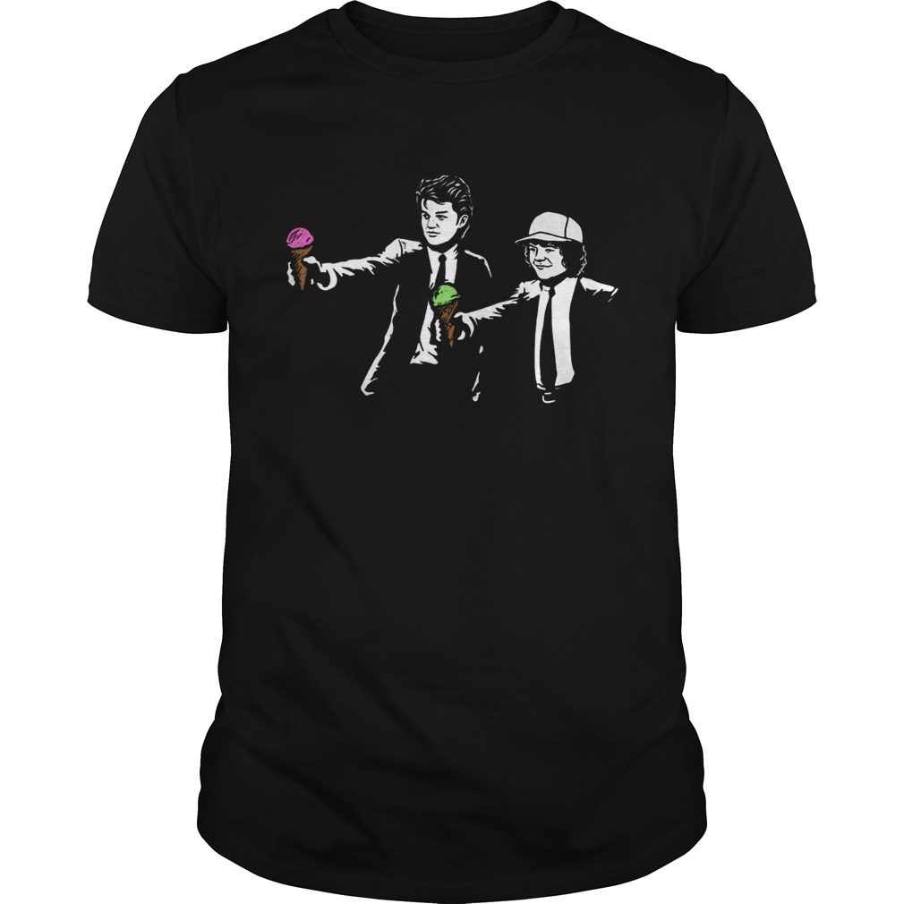 Stranger Things 3 Scoops Troops Fiction shirts