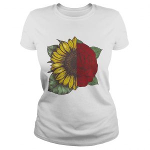 Sunflower Rose ladies tee