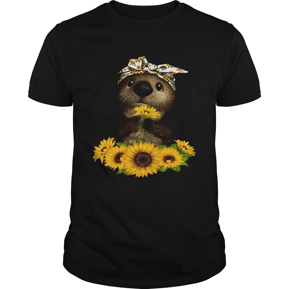 Sunflower otter shirt