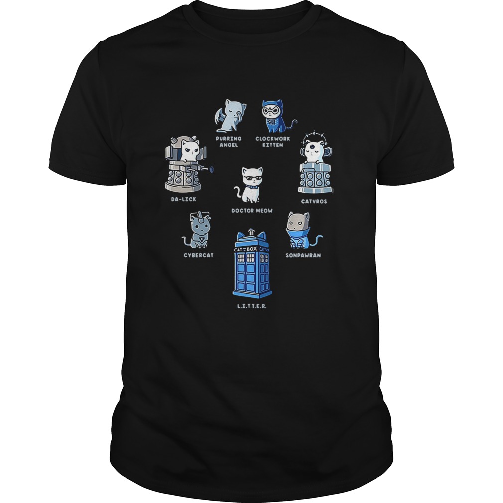 Tardis cats Doctor meow Doctor Who shirt