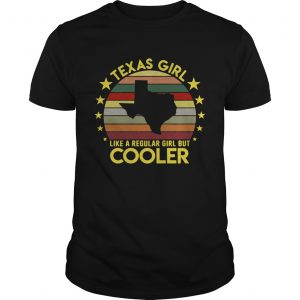 Texas girl like a regular girl but cooler vintage sunset unisex