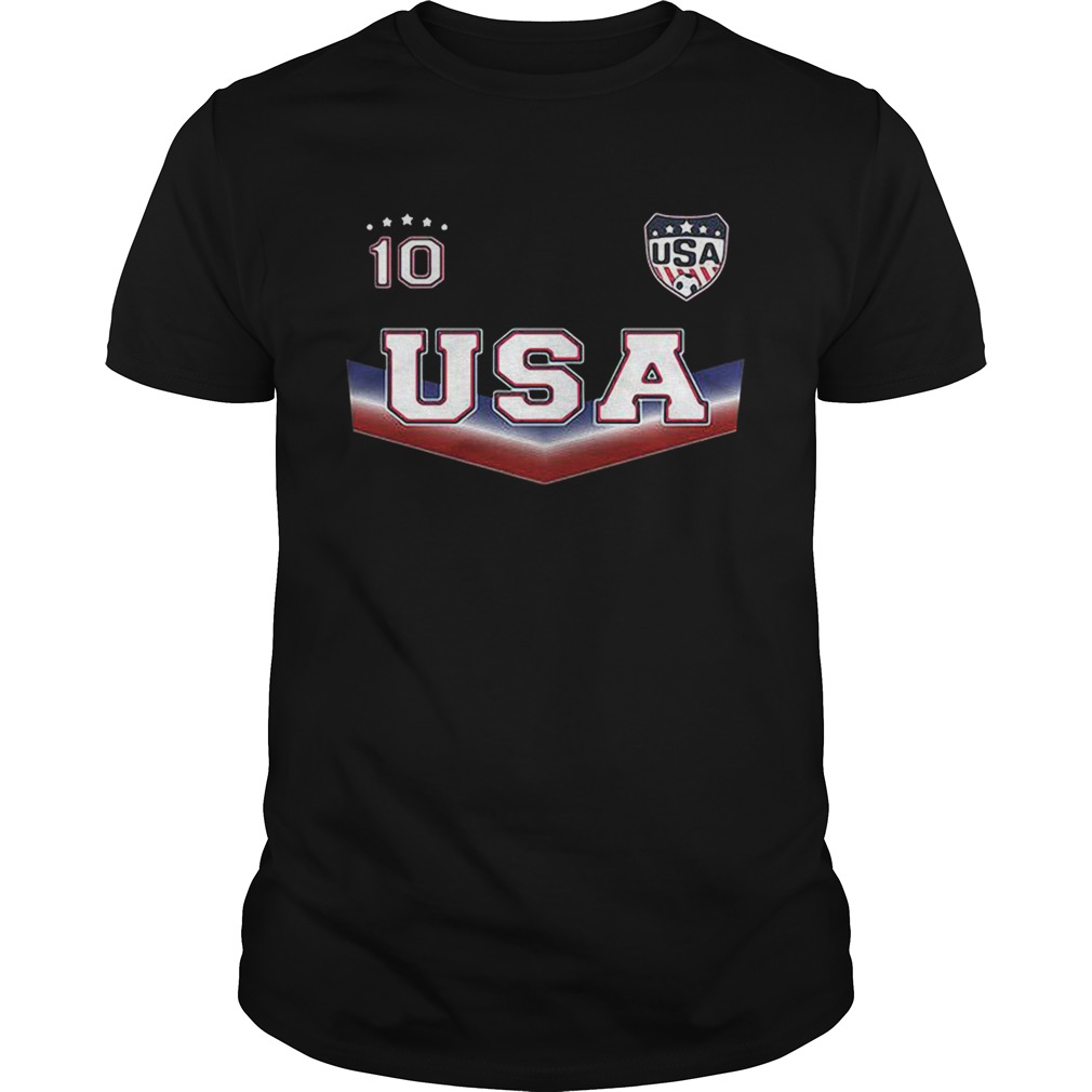 The United States womens national soccer team 10 shirt