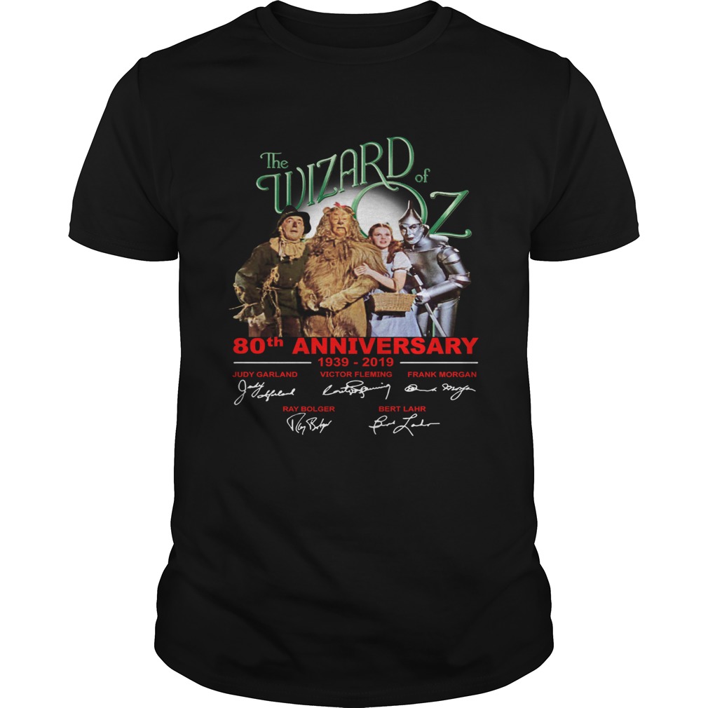 The Wizard Of Oz 80th anniversary 2019 shirt