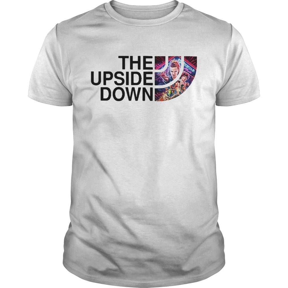 The upside down Stranger Things shirt