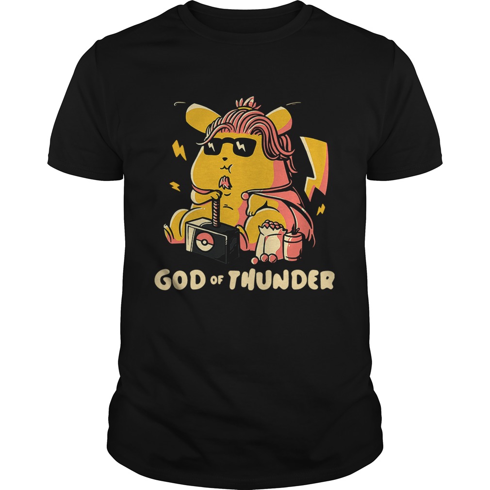 Thor style Pikachu God of Thunder Game of Thrones shirt