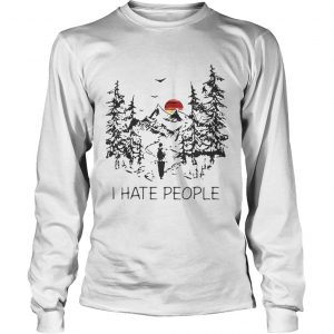 Top I hate people camp longsleeve tee