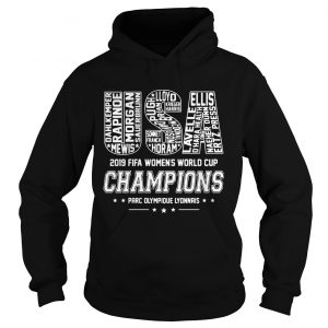 USA Womens World Cup Champions 2019 Team Name hoodie