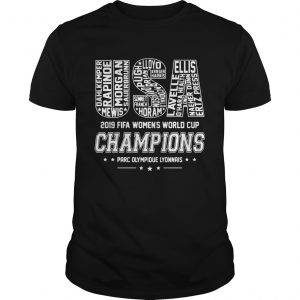 USA Womens World Cup Champions 2019 Team Name uniusex