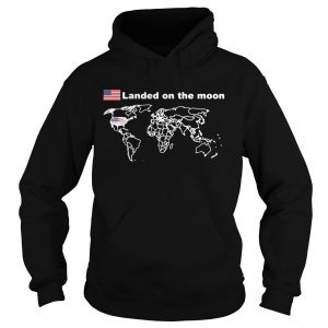 USA landed on the moon hoodie