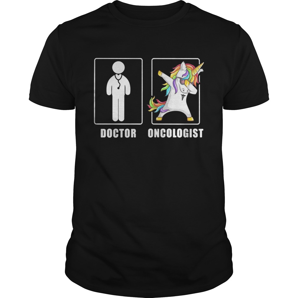 Unicorn dabbing doctor oncologist shirt