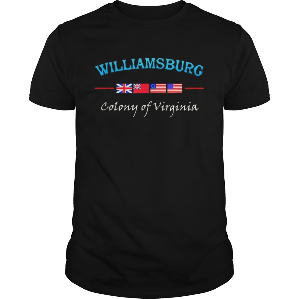 Williamsburg Virginia Colony shirt