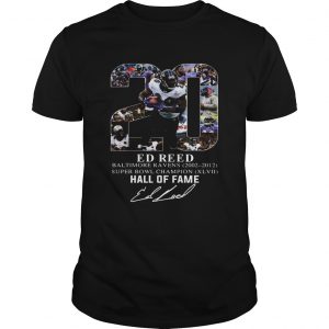 20 Ed Reed hall of fame UNISEX