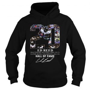 20 Ed Reed hall of fame hoodie