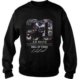 20 Ed Reed hall of fame sweatshirt