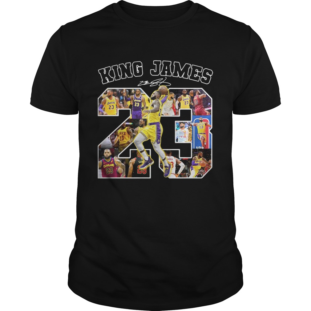 23 King James signature shirt