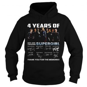 4 years of Supergirl 2019 thank you hoodie