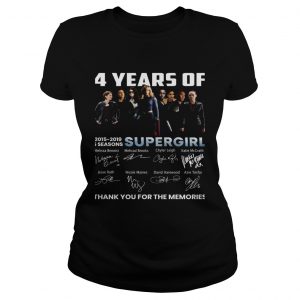 4 years of Supergirl 2019 thank you ladies tee