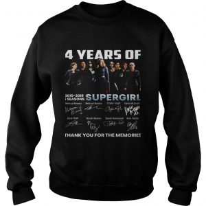 4 years of Supergirl 2019 thank you sweatshirt