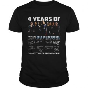 4 years of Supergirl 2019 thank you unisex