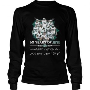 60 years of Jets 19592019 signature longsleeve tee