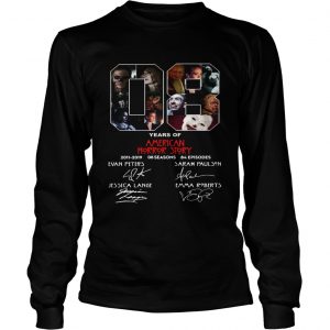 8 Years of American Horror Story 2011 2019 longsleeve tee