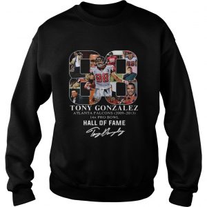 88 Tony Gonzalez Atlanta Falcons Hall Of Fame sweatshirt