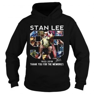 95 Years Of Stan Lee Anniversary The Father Of Marvel hoodie