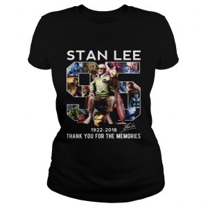 95 Years Of Stan Lee Anniversary The Father Of Marvel ladies tee